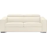 Egoitaliano "Cabiria, Design und super Sitz- und Liegekomfort", Sofa inkl. Schlaffunktion, Kopfteile verstellbar, mit Metallfüßen