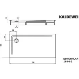 Kaldewei SUPERPLAN 1844-2,
