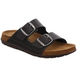 ROHDE RODIGO-D Herren, Männer, Pantoletten, Slipper,Slides,Sandalen,Sommerschuhe,Freizeitschuhe,sommerclogs,Sandalen,SCHWARZ,39 EU