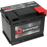 PKW Autobatterie 12 Volt 55Ah Eurostart SMF Starterbatterie ersetzt 56 57 60 Ah