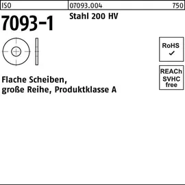 F. REYHER Nchfg. GmbH & Co. KG Unterlegscheibe ISO 7093-1 3 Stahl 200 HV 10000 Stück