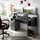 Dmora Schreibtisch Manos 154x69x98 cm Schwarz, Schublade anpassbar - Schwarz