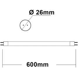 ISOLED T8 LED Röhre Nano+ 806713 9 W G13 neutralweiß 60 cm