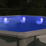 vidaXL Unterwasser-LED-Poollampe mit Fernbedienung  Weiß