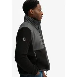 Superdry POLAR FLEECE HYBRID TREKKER schwarz S