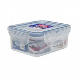 Lock & Lock Frischhaltedose blau rechteckig 10,8 x 8,8 x 4,8 cm 0,18 l