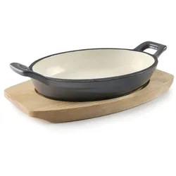 LACOR Mini-Bratpfanne aus Gusseisen MAGMA GRAU 13,5 cm