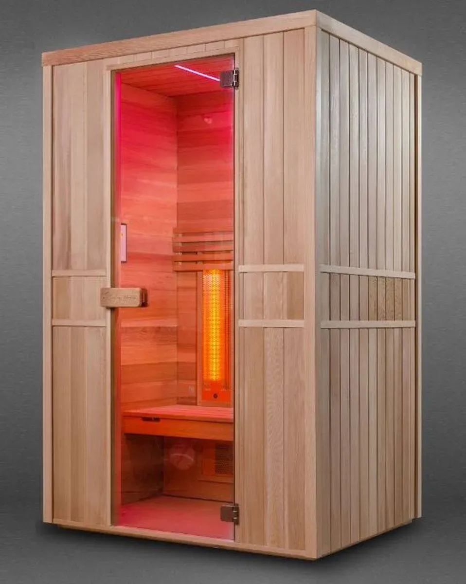 InfraWave RR-130 Infrarotkabine für 2 Personen - kanadische rote Zeder