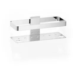 Giese Newport Duschkorb mit Halter für Rasierer, Accessoires, chrom