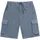 AUTHENTIC LE JOGGER "kurze Sweathose", Herren, Gr. L (52/54), N-Gr, blau, Sweatware, Obermaterial: 60% Baumwolle, 40% Polyester, unifarben, regular fit ca. Mitte Knie, Hosen Sweatshorts, Cargotaschen mit Webdetails, Topseller