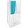 AcquaVapore Seniorendusche und Kombination Wanne mit Whirlpool S02D-WP-TH-C-L 100x78x205cm
