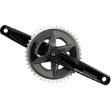 Sram Rival AXS Dub 107 Bcd Kurbelgarnitur Schwarz Aluminium 48-35