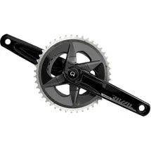 Sram Rival AXS Dub 107 Bcd Kurbelgarnitur Schwarz Aluminium 48-35