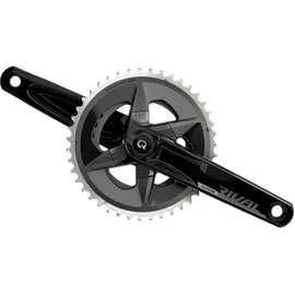 Sram Rival AXS Dub 107 Bcd Kurbelgarnitur Schwarz Aluminium 48-35