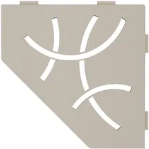 Schlüter Systems SHELF-E-S2 Wand-Ablagesystem Curve Aluminium 195 mm x 195 mm