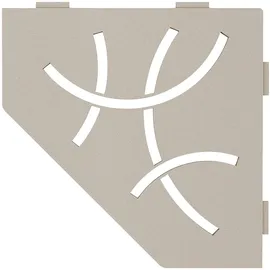 Schlüter Systems SHELF-E-S2 Wand-Ablagesystem Curve Aluminium 195 mm x 195 mm