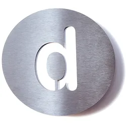 Radius Design - Hausnummer d, weiß