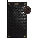 ShaktiMat [Das Original seit 2007] Akupressurmatte zur Entspannung für Rücken, Nacken, Füße, Ethische Handarbeit, GOTS-zertifizierte Bio-Baumwolle, Schwarz