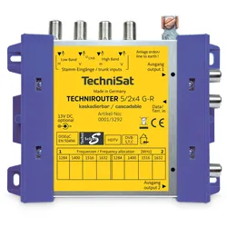 TechniSat TECHNIROUTER 5/2x4 G-R 1x terrestrisch 4x Sat-ZF