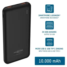 Ansmann PB320PD 10000 mAh schwarz
