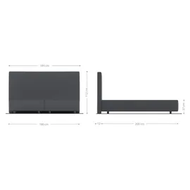 DeLife Dream-Well 180 x 200 cm Plüsch-Cord beige