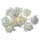MARELIDA LED Lichterkette Mini Rosen 90 cm Weiß