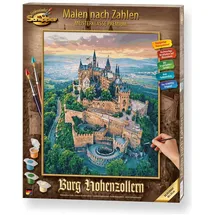 Schipper Burg Hohenzollern Malen nach Zahlen 1 St. mehrfarbig 40 x 50 cm