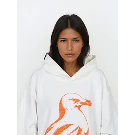 salzhaut Hoodie orange/offwhite S