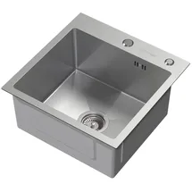 ML-Design Spülbecken 45 x 45 cm Silber