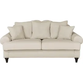 Home Affaire 3-Sitzer HOME AFFAIRE "WESTMINSTER", beige (elfenbein), B:200cm H:95cm T:100cm, Sofas, mit Federkern-Polsterung