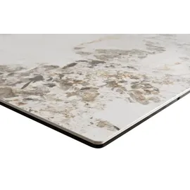 DeLife Edge 200-300 x 76 x 100 cm weiß-beige