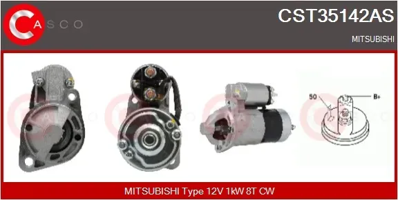 CASCO Starter cst35142as für MITSUBISHI