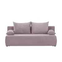 Schlafsofa  Libia , rosa/pink , Maße (cm): B: 200 H: 90 T: 91