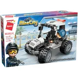 QMAN 11011-4 Polizei Jeep W11011-4 Spielzeugfahrzeug für Kinder Bauspielzeug