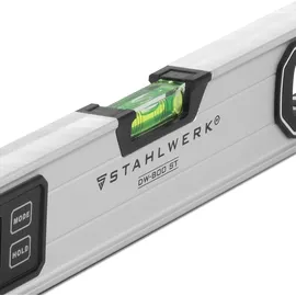 STAHLWERK Digitale Wasserwaage DW-800 ST Silberfarben 800 mm
