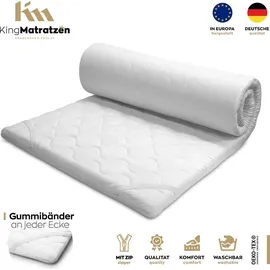king matratzen KingTOPPER Matratzenauflage 140 x 200 cm weiß