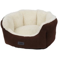Nobby Komfortbett oval KAMBA braun; L x B x