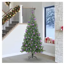 vidaXL Weihnachtsbaum mit Beleuchtung Grün 240 cm