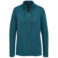 GOLDNER Herbstcardigan dunkelpetrol 23