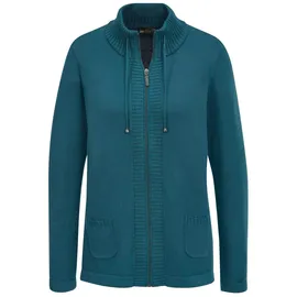 GOLDNER Herbstcardigan dunkelpetrol 23