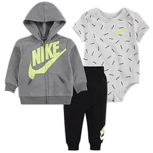 Nike Jungen Jdi Toss 3Pc Fz Set, Black, 6 Monate - 6 Monate