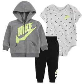 Nike Jungen Jdi Toss 3Pc Fz Set, Black, 6 Monate - 6 Monate