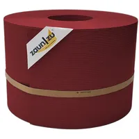 zaunzu® Sichtschutz Rille PP für Doppelstabmatte 50 m Bordeauxrot Metall
