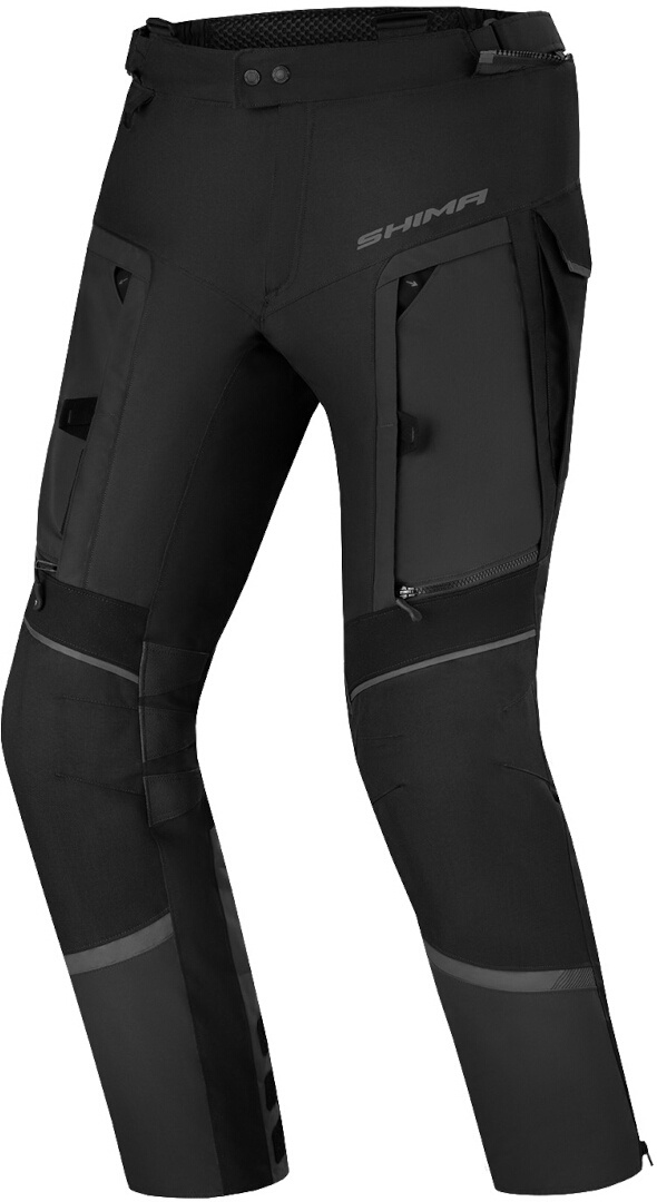 SHIMA Hero 2.0 waterdichte motorfiets textiel broek, zwart, XL