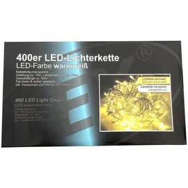 Mojawo 600'er LED Lichterkette Innen und Außen warmweiß