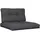 vidaXL Palettenkissen 120 x 80 x 10 cm schwarz 2-tlg.