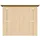 TIMBELA Gartenhaus 194 x 123 x 223 cm beige M348