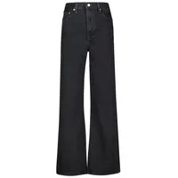 Levi's Ribcage Jeans mit weitem Bein in Schwarz-W26 /