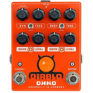 Okko Diablo Dual Overdrive Guitar Pedal