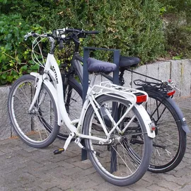 Trutzholm 5 x Fahrradanlehnbügel 119 x 39 cm Flachstahl 13 mm Anthrazit Einbetonieren